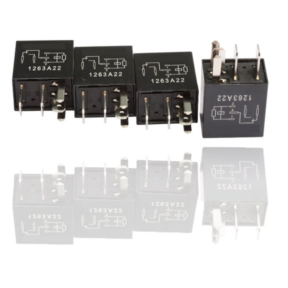 G8HE-1C7T-R1 DC12V 40A 5PINS Automotive Accessory Power Starter Relays for Car（4pieces）