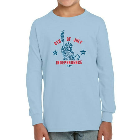 

Happy 4Th July Statue Long Sleeve Toddler -Image by Shutterstock 3 Toddler