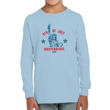 

Happy 4Th July Statue Long Sleeve Toddler -Image by Shutterstock 5 Toddler