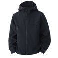 thumbnail image 4 of Gyexs Windbreaker Jackets for Men Lightweight Softshell Fall Winter Jacket Hooded Waterproof Outdoor Rain Coat Men's Clothes, Black, Size XXXL, 4 of 6