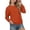 Orange*, variant on RUTAYY Girls Crewneck Sweatshirt Solid Color Plain Long Sleeve Casual Fall Pullover Tops with Front Pocket for Kids