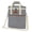 Navy Stripes, variant on OPUX 3 Bottle Wine Carrier Tote, Insulated Leakproof Wine Cooler Bag, Wine Travel Bag Tote for Picnic Beach, Portable Wine Bottle Carrying Case, Gift for Wine Lover Women Men Christmas, Beige Cream