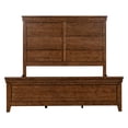 thumbnail image 3 of Liberty Furniture Carolina Park King Panel Bed Frame - Brown, 3 of 10