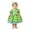 v#3691Green3562, variant on Rggeeun Halloween Girls Casual Ruffle Dress & Bow Hairband Pleated Graphic Matching Sets Travel Party Stylish,Green,6-12 Months