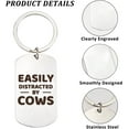 thumbnail image 3 of 1pc Keepsake Keychain Stainless Steel Keychain Word Key Ring Memorial Aircraft Charm 1pc Stainless Steel Color Stainless Steel, 3 of 9