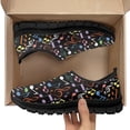 thumbnail image 7 of Chririnla Colorful Musical Note Print Sneakers for Women Slip on Walking Shoes Lightweight, 7 of 7