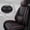 Black & Red Edge, variant on Car Seat Cover for CHEVROLET EQUINOX 2007, Leather 5 Piece Full Set With a Headrest and Lumbar Support Beautify Interior, Black Car Seat Covers, Beautify the Interior of Old Cars