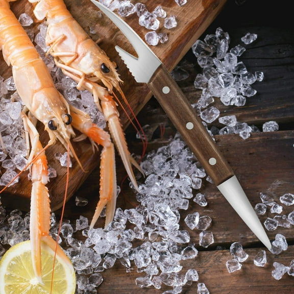 Lulshou Shrimp Deveiner Tool Stainless Steel Shrimp Deveining Tool Efficient Shrimp Peeler and Deveiner Tool Portable Shrimp Cleaner Shrimp Knife for Easy Shrimp Devein,Home Decor Collection