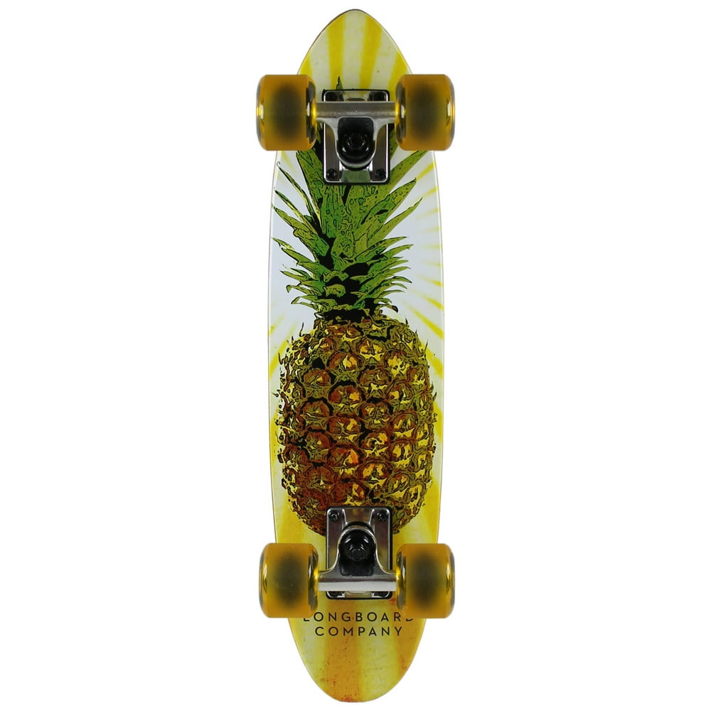 Paradise Micro Cruiser Skateboard Pineapple 6" x 23" MAHOGANY Walmart