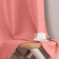 thumbnail image 6 of TOPICK Waffle Weave Textured Curtains 84 inch Farmhouse Light Filtering Drapes for Living Room Bedroom Grommet Window Curtain 2 Panels, 6 of 7