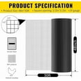 thumbnail image 2 of Black Hardware Cloth 48''x50' 1/2 Inch 19 Gauge Vinyl Coated Welded Wire Mesh Roll PVC Hardware Cloth Chicken Wire Fencing for Garden Fence and Home Improvement Project, 2 of 8