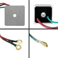 thumbnail image 3 of GUYUTING Golf Cart Rectifier Voltage Regulator for EZGO Gas TXT RXV Express Shuttle ST Terrain Workhorse Series Aluminum 27739G01, 3 of 11