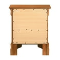 thumbnail image 6 of Homestock Vintage Visions Nightstand With Dovetailed Drawers and Traditional Design, Ideal for Storing Bedside Essentials with Lasting Durability-Color:Oak,Size:2 Drawer, 6 of 6