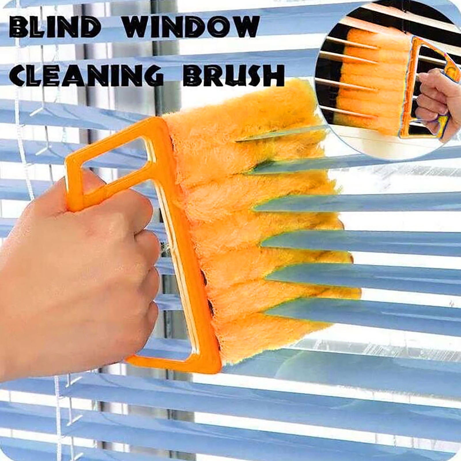 Window Blind Cleaner Dust Removal Brush with 3 Blades Sturdy Polyethylene  Microfiber Sleeves Ergonomic Design for Efficient Cleaning Compact Size  16x13.5cm - Walmart.ca