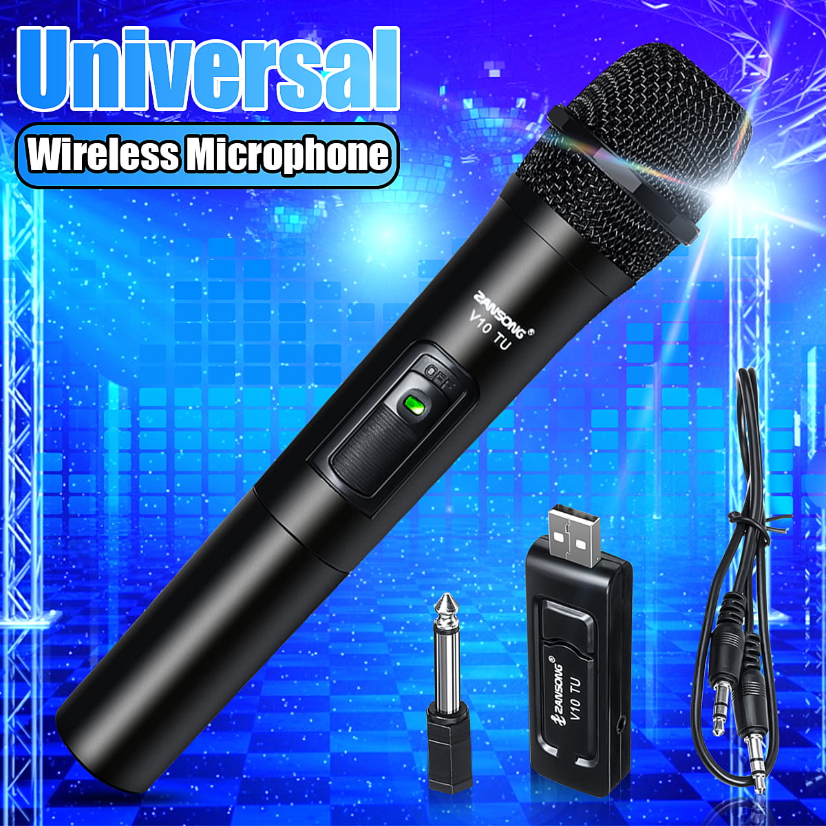 USB Wireless Microphone Megaphone Handheld Mic Karaoke Microphone Mini
