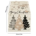 thumbnail image 3 of Honmine Christmas Tree Table Runner, Winter Holiday Dining Table Decoration, 13x72 Inch Kitchen Table Cover for Indoor Outdoor Party, Home, Festive Event, 3 of 6