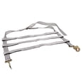 thumbnail image 3 of cciyu 2PCS Grey Car Dolly Wheel Net Tire Basket Tow Adjustable Ratchet Tie Down Straps with J Hooks, 3 of 5