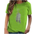thumbnail image 1 of Pompotops T-shirt à Col Rond Imprimé pour Femmes en Solde, 1 of 7