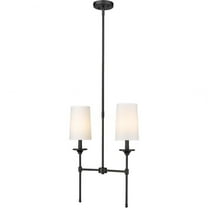 2 Light Chandelier in Transitional Style-24 inches Tall and 5.5 inches Wide Bailey Street Home 372-Bel-4619959