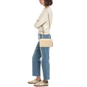 Givenchy Pandora Mini Leather Shoulder Bag, Beige