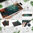 thumbnail image 3 of Maple Leaves Desk Mat Gaming Mouse Pad Large, Extended Desk Pad Full Desk Cover Mat, Fall Leaves Laptop Keyboard Pad, Computer Desktop Mat XXL, Aesthetic Fall Desk Accessories 31.5x15.7 Inch, 3 of 6