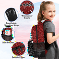 thumbnail image 4 of Jiaoprinted Personalized Cheer Backpack Custom Cheerleading Bags for Cheerleaders Customized Casual Shoulder Daypack for Cheer Team Red Glitter, 4 of 7