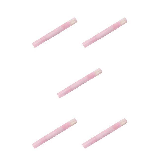 Vogacara Removedor de esmalte de uñas Nail Art Eliminación de pintura Lápiz de limpieza Herramienta de manicura y pedicura Rosado 5piezas Vogacara CBP153747