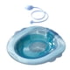 thumbnail image 2 of Asiento de inodoro para ancianos, lavabo, kit de baño de asiento para mujer con cisterna, multiusos, liso Azul, 2 of 9