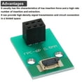 thumbnail image 4 of Uxcell FFC FPC Connector Board 6 Pin 0.5mm 2.54mm to 1.0mm 2.54mm PCB Converter Board, 4 of 5