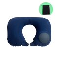 thumbnail image 1 of Almohada de prensa automática con flocado de PVC, almohada inflable en forma de U para viajes al aire libre, protección para el cuello, portátil, 1 of 4