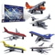 thumbnail image 1 of Toy Airplane 6 Pack Mini Diecast Aircraft, Playset Includes Glider and Airlines Planes for Birthday Party Favor Toys for Kids and, 1 of 5