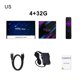 thumbnail image 1 of TV Box WiFi TV Media Player 1080P Quad Core Network Player Television Streamer Box, 4GB + 32GB, enchufe de EE. UU. Inevent EL003071-04B, 1 of 7