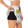 thumbnail image 2 of Disketp Home Cooking Print Women's Shorts Workout Shorts for Athletic Gym Running Shorts with Phone Pockets Medium, 2 of 8
