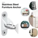 thumbnail image 1 of Anclaje para muebles Correas para muebles Anclaje para muebles antipuntas Anclajes de pared para muebles de metal Kit antipuntas Mantenga la seguridad de las mascotas del bebé LingWen 9024735467922, 1 of 1