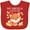 Red, variant on Inktastic My Abuela Loves Me- little fox Boys or Girls Baby Bib