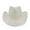 LB-White, variant on Clearance Cowboy Brown Men Women's Summer Cowboy Cowgirl Straw Hat Hollow Out Woven Roll Up Wide Brim Hat
