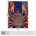 thumbnail image 4 of ARISTURING Crab Flannel Blanket for All Seasons Soft Plush Blankets 60x80in, 4 of 6