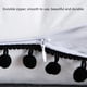 thumbnail image 4 of Fundas de almohada con diseño geométrico moderno, tela de lino de alta densidad con cremallera invisible para una apariencia bohemia y elegante en su sala de estar, ropa de cama y oficina, 4 of 6