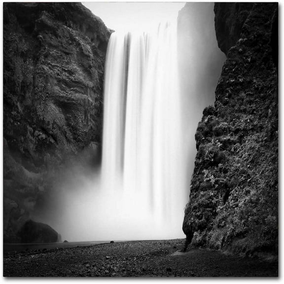 Trademark Fine Art 'Skogafoss' Canvas Art by Philippe Sainte-Laudy
