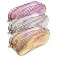 Holographic Shiny Pencil Case Pouch, Cosmetic Bag, Holiday Gift for