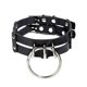 thumbnail image 2 of Gargantilla de cuero a la moda para hombre, collar hecho a mano, Collar redondo, collares ajustables, accesorio para fiesta en club nocturno Ropa, zapatos y accesorios Miscelánea Negro Tipo C Minnieouse AP014839-04, 2 of 6