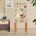 thumbnail image 4 of Yayeee 4 Pack Dining Chair Covers Stretch Parson Chairs Slipcovers Seat Protector, Leaves Pattern, 4 of 6