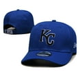 thumbnail image 1 of Kansas City Royals Blue Adjustable Unisex Hat With Eye - Catching Team "KC" Logo, 1 of 53