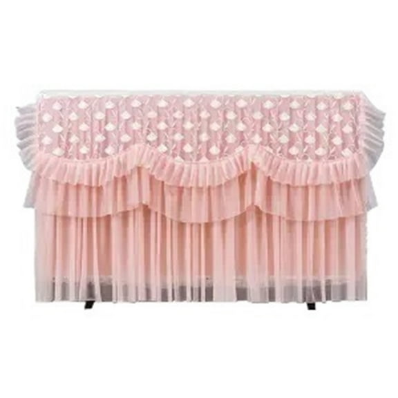 Lace Embroidered TV Cover Universal Chiffon Living Room TV Decoration LCD TV Cover Does Not Need To Be Removed