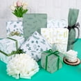 thumbnail image 3 of Tissue Paper Gift Wrap, 60 Pcs Vintage Floral Botanical Gift Tissue Paper for Gift Bags Crafts Packaging, Matte Sage Green Yellow Art Tissue for Birthday Wedding Christmas Holiday, 20x14 in, 3 of 3