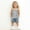 Black-dot, variant on CARETOO Infat Baby Girl Cute Clothes 2Pcs Summer Outfit Ruffle Tops Ripped Jeans Suits Set