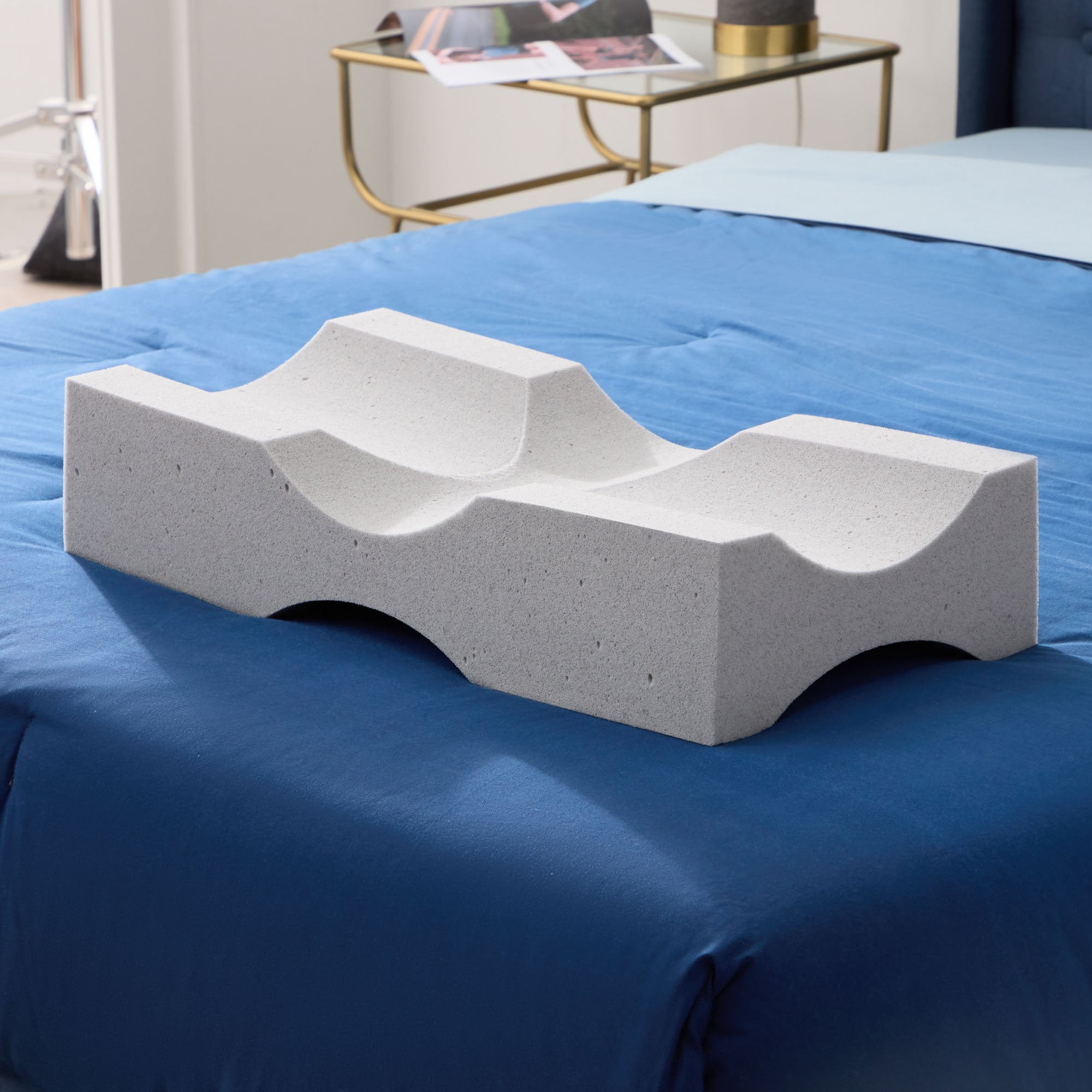 (8 pack) Pillow Cube Knee Cube Medium Aeropluff Foam Temperature-Regulating Bed Pillow (1 Count)