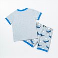 thumbnail image 5 of peqiut Baby Boy Clothes 2-Piece Airplane Print Short Sleeve Graphic Tee Top and Shorts Set Casual Summer Pjs 2T-8T, 5 of 9