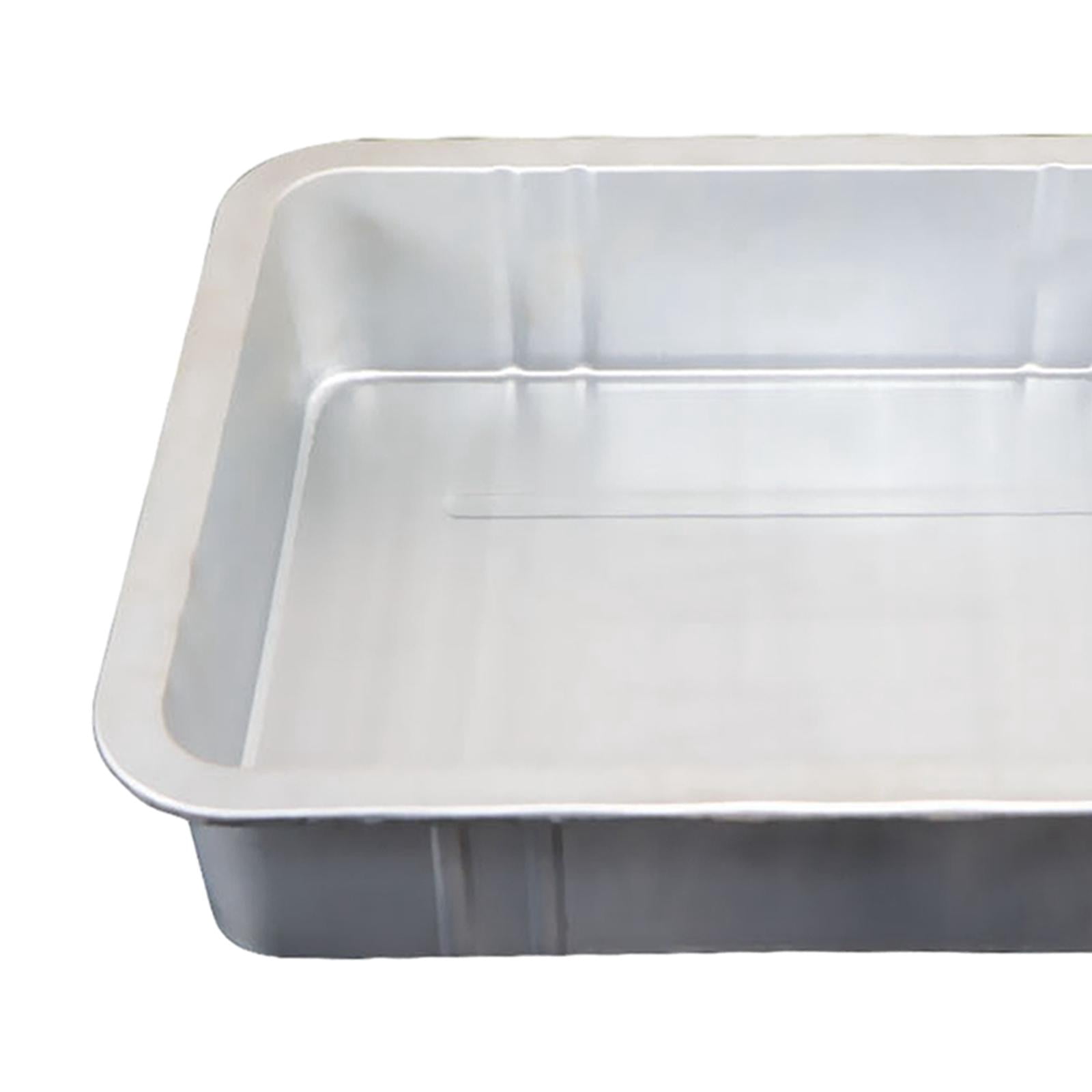 Nishiyuenyi Engine Oil Drain Pan Leakproof Large Capacity Professional Oil Trip Tray White M