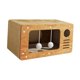 thumbnail image 2 of Casa de cartón para gatos, cueva, decoración del hogar, pelota colgante, juguete, poste rascador, caja, cama de salón S, 2 of 8